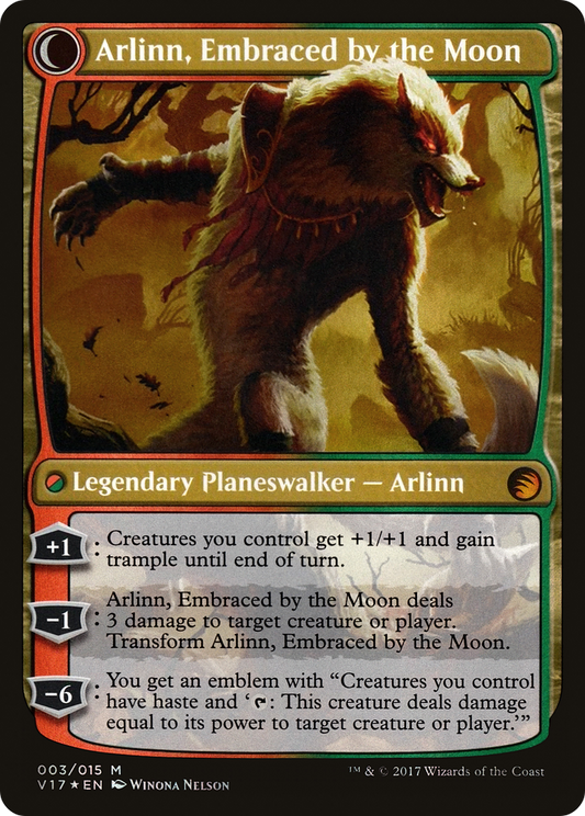 Arlinn Kord // Arlinn, Embraced by the Moon (V17-003) (Foil)