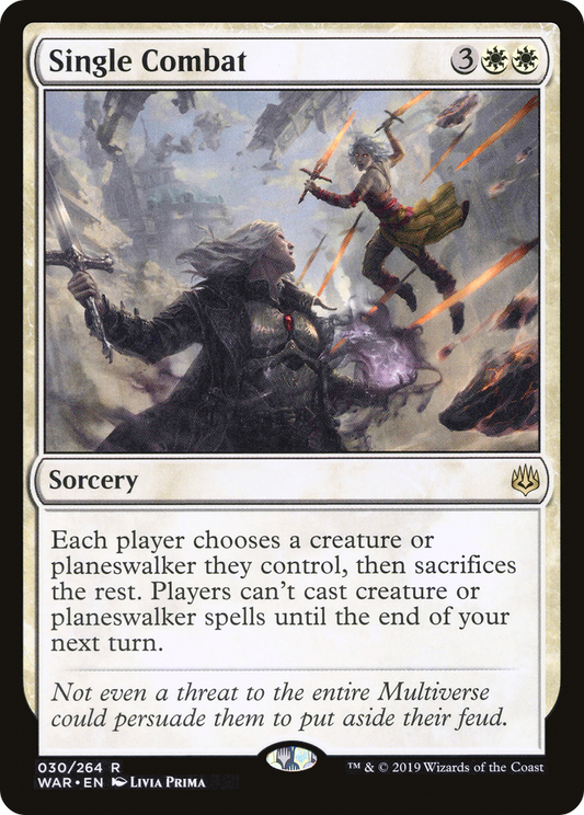 Single Combat (WAR-030) (Foil)