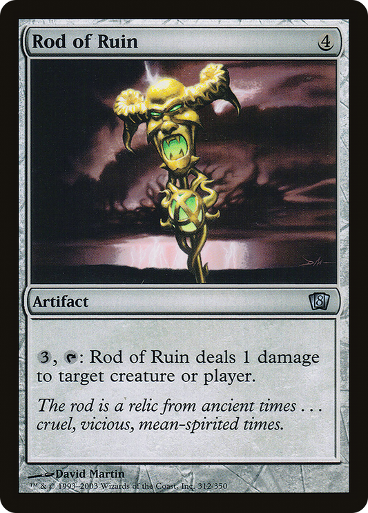 Rod of Ruin (8ED-312★) (Foil)
