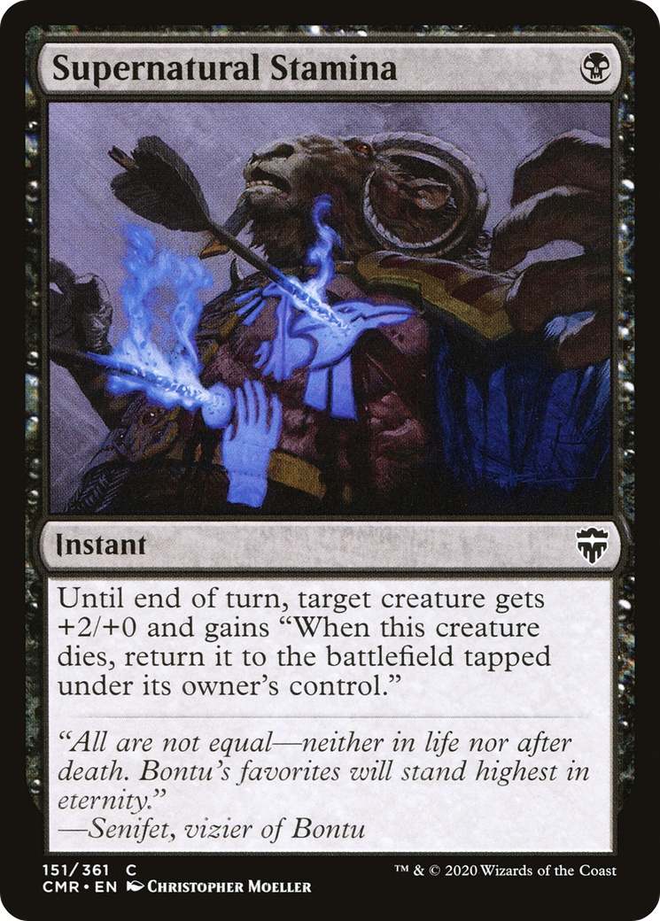 Supernatural Stamina (CMR-151) (Foil)