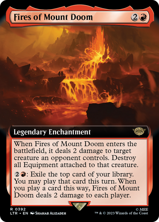 Fires of Mount Doom (LTR-392) (Extended Art)