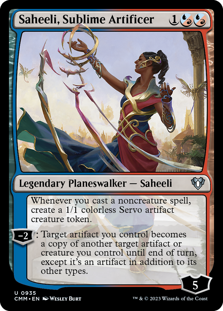 Saheeli, Sublime Artificer (CMM-935)