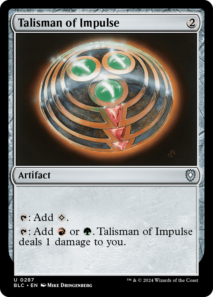Talisman of Impulse (BLC-287)
