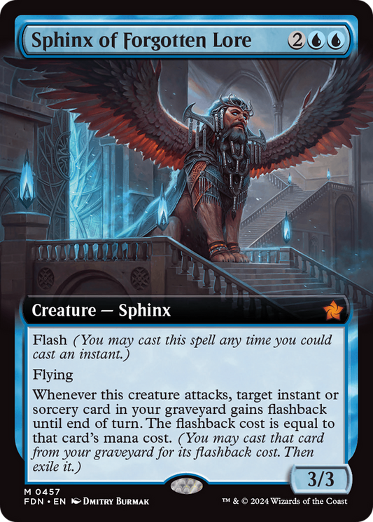 Sphinx of Forgotten Lore (FDN-457) (Extended Art) (Foil)