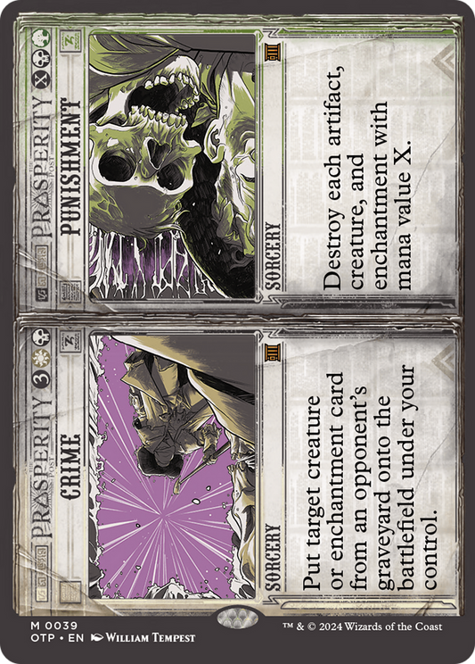 Crime // Punishment (OTP-039) (Showcase) (Borderless) (Foil)