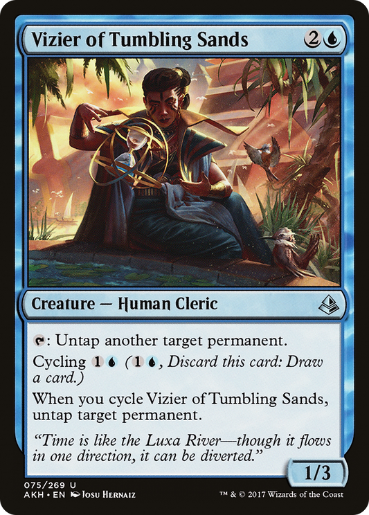 Vizier of Tumbling Sands (AKH-075) (Foil)