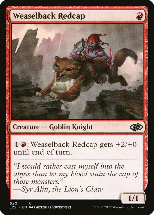 Weaselback Redcap (J22-622)