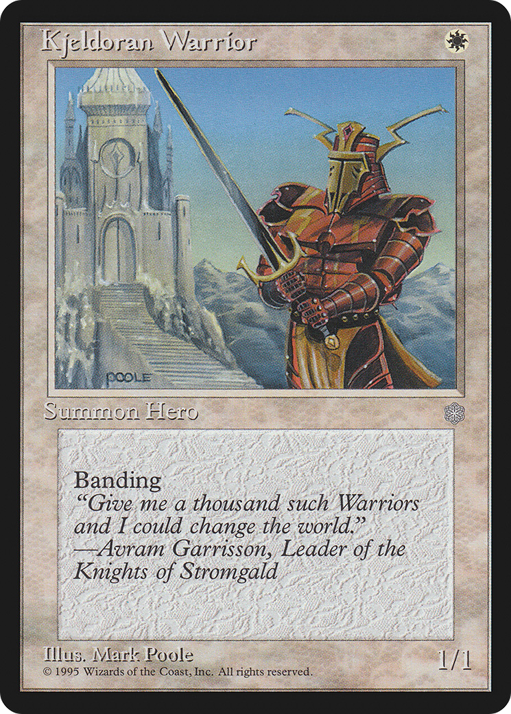 Kjeldoran Warrior (ICE-041)