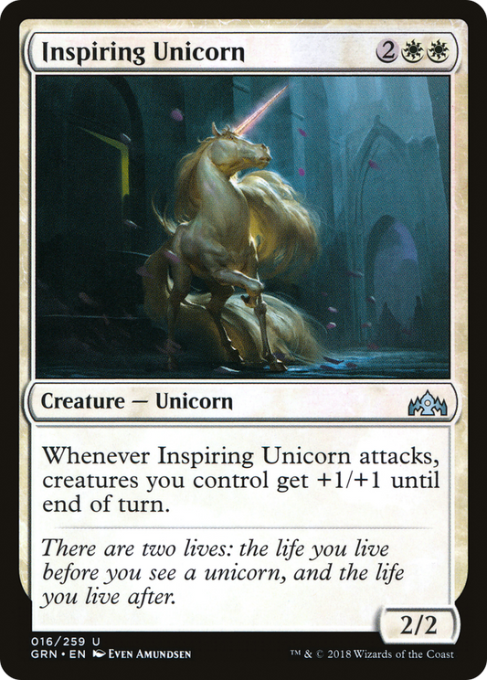 Inspiring Unicorn (GRN-016) (Foil)