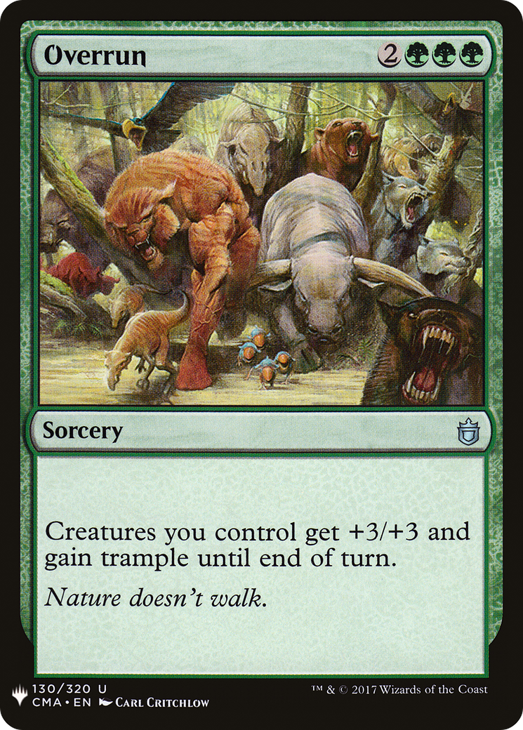 Overrun (LIST-CMA-130)