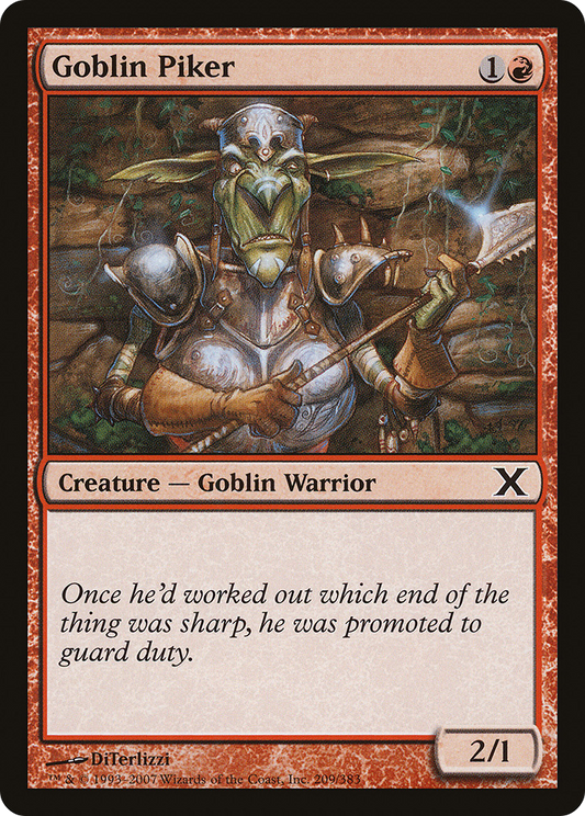 Goblin Piker (10E-209) (Foil)