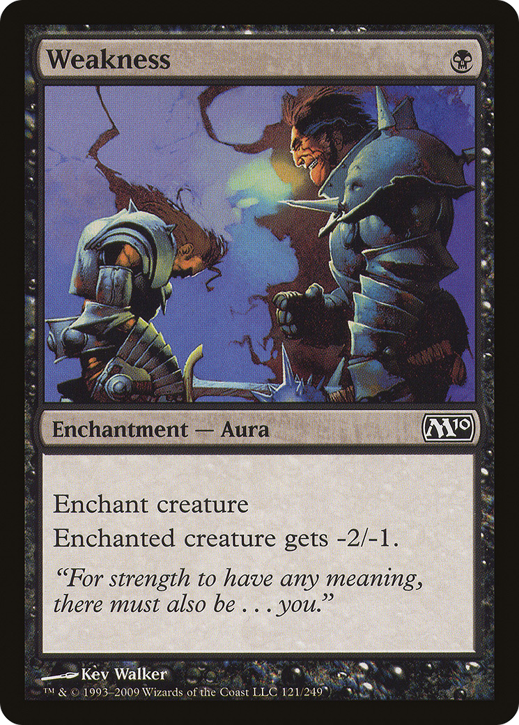 Weakness (M10-121) (Foil)