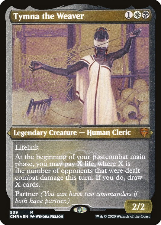 Tymna the Weaver (CMR-539) (Etched Foil)
