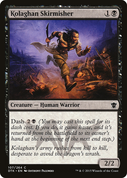 Kolaghan Skirmisher (DTK-107) (Foil)