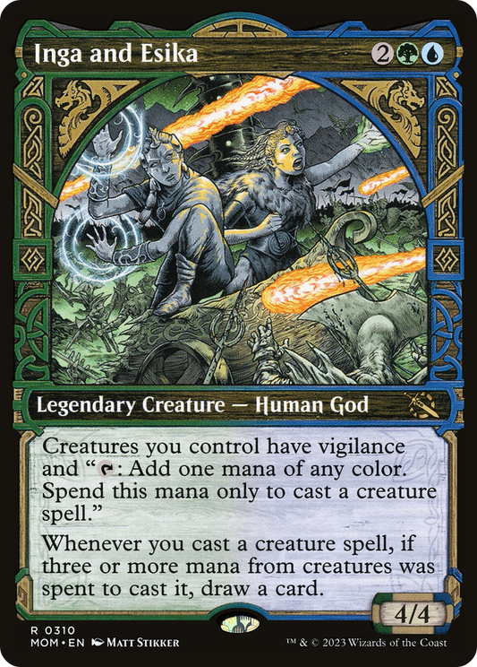 Inga and Esika (MOM-310) (Showcase) (Foil)