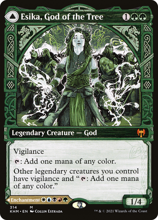 Esika, God of the Tree // The Prismatic Bridge (KHM-314) (Showcase) (Foil)