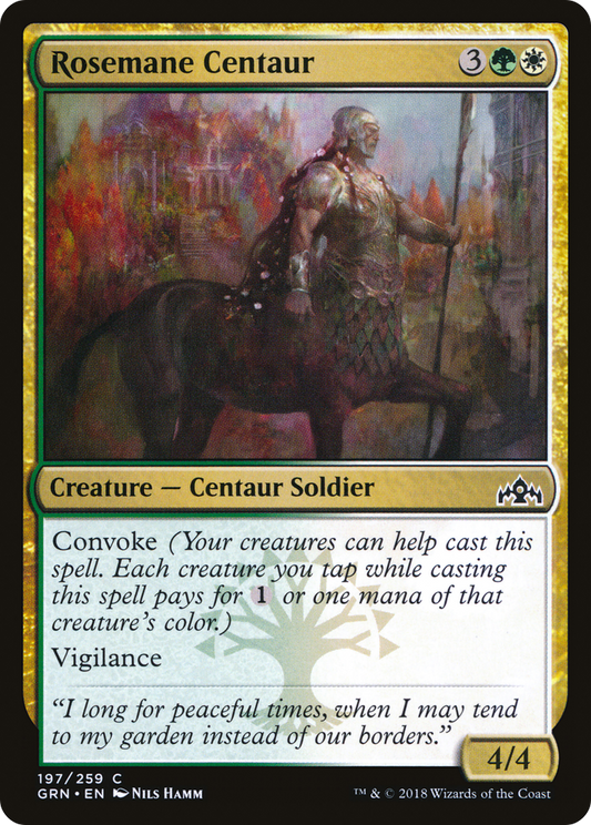 Rosemane Centaur (GRN-197) (Foil)