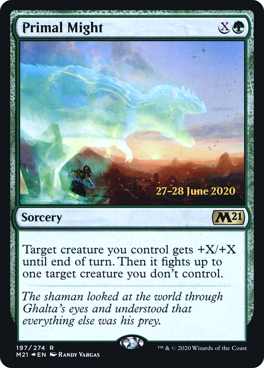Primal Might (PRE-197S) (Foil)