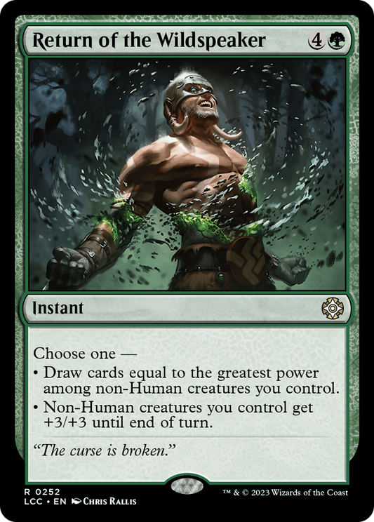 Return of the Wildspeaker (LCC-252)