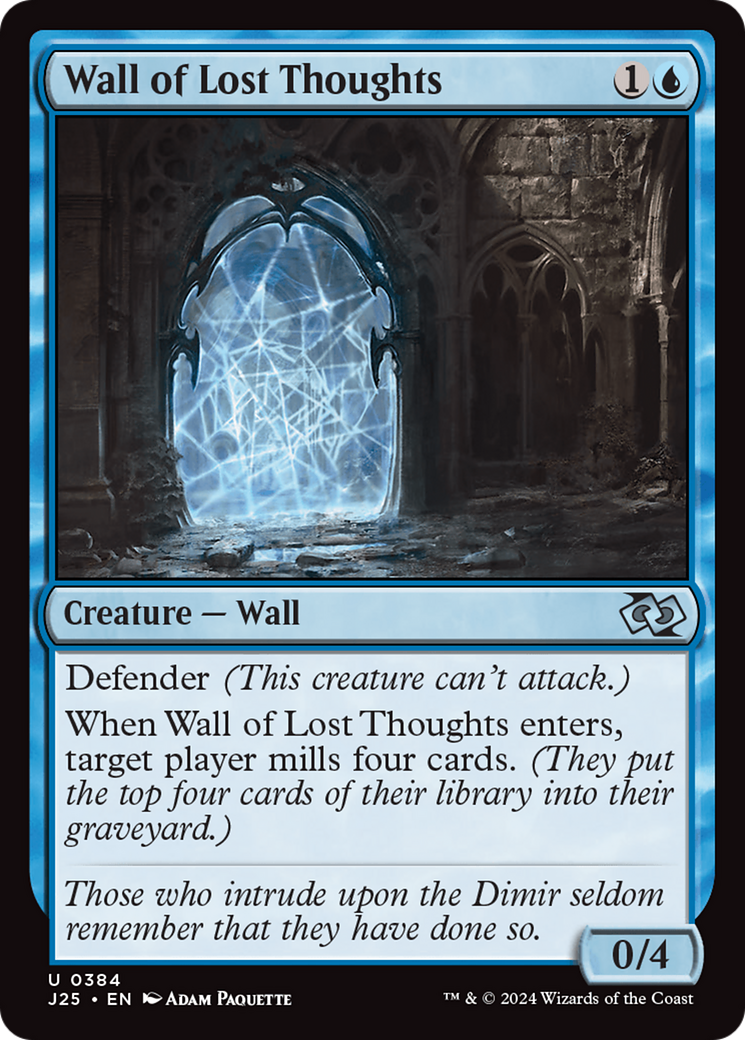 Wall of Lost Thoughts (J25-384)