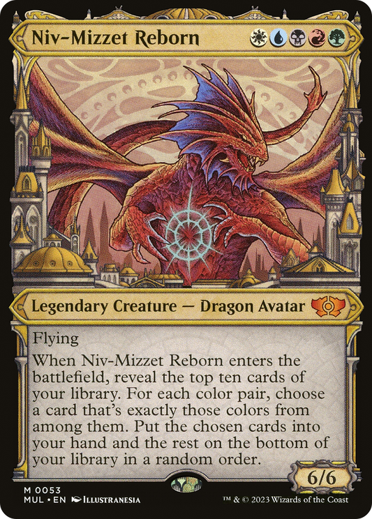 Niv-Mizzet Reborn (MUL-053) (Showcase) (Foil)