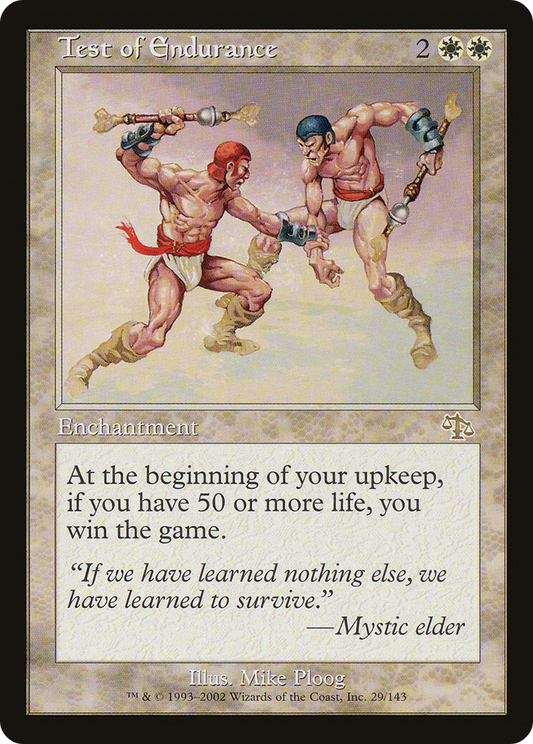 Test of Endurance (JUD-029) (Foil)