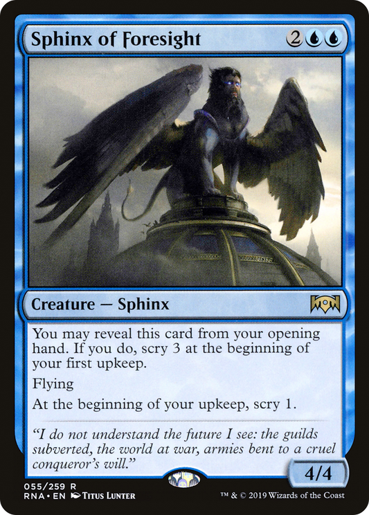 Sphinx of Foresight (RNA-055) (Foil)