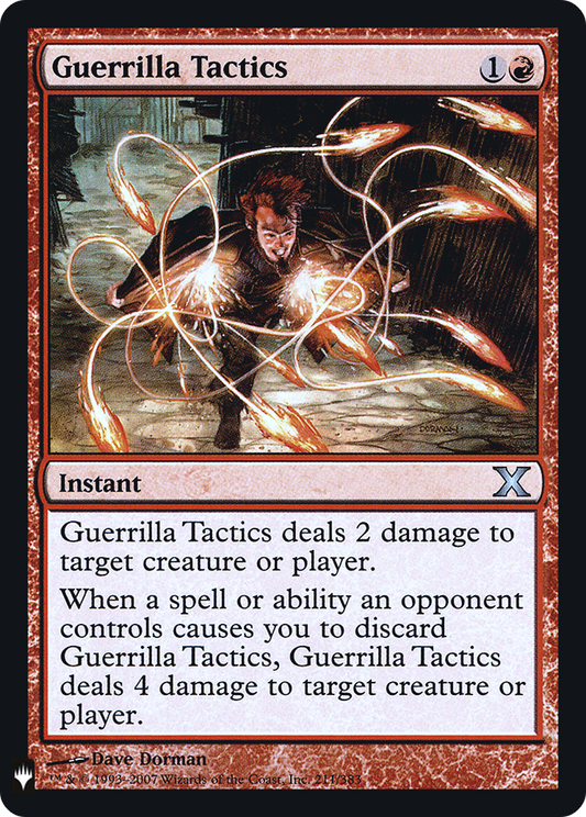Guerrilla Tactics (LIST-10E-211) (Foil)