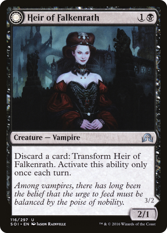 Heir of Falkenrath // Heir to the Night (SOI-116) (Foil)