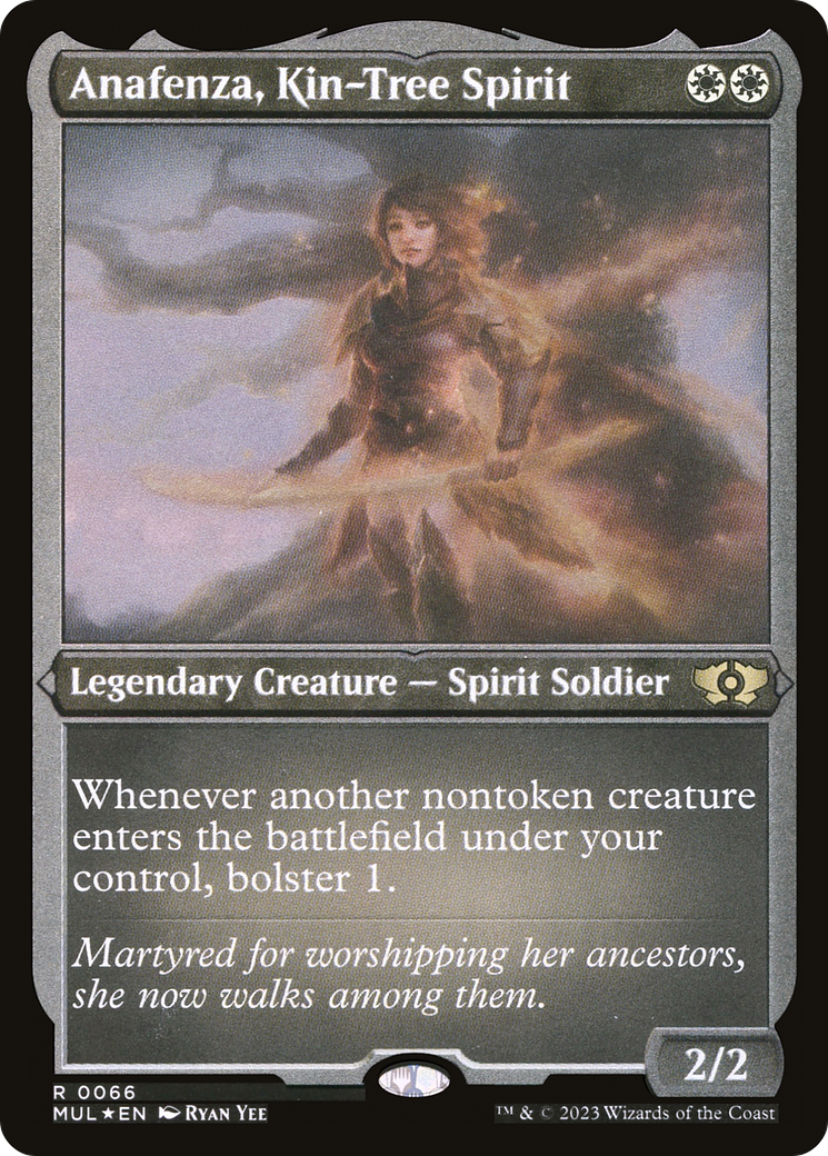 Anafenza, Kin-Tree Spirit (MUL-066) (Etched Foil)