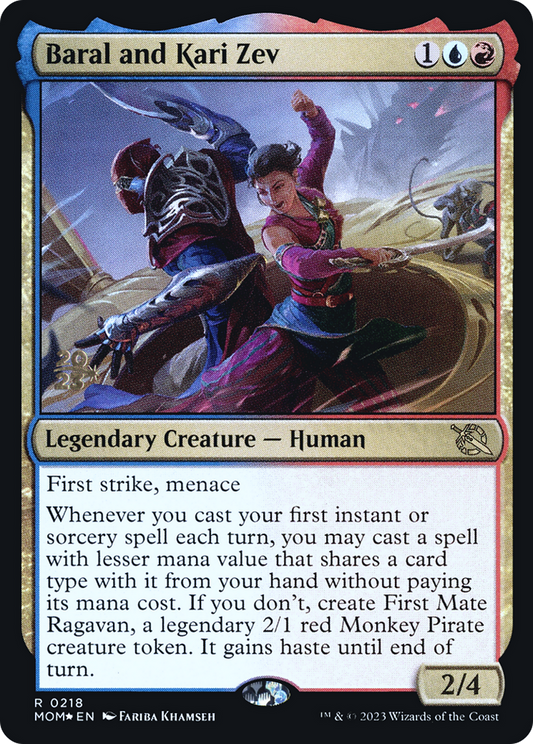 Baral and Kari Zev (PRE-218S) (Foil)