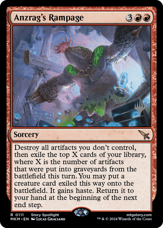 Anzrag's Rampage (PPMKM-111P) (Foil)