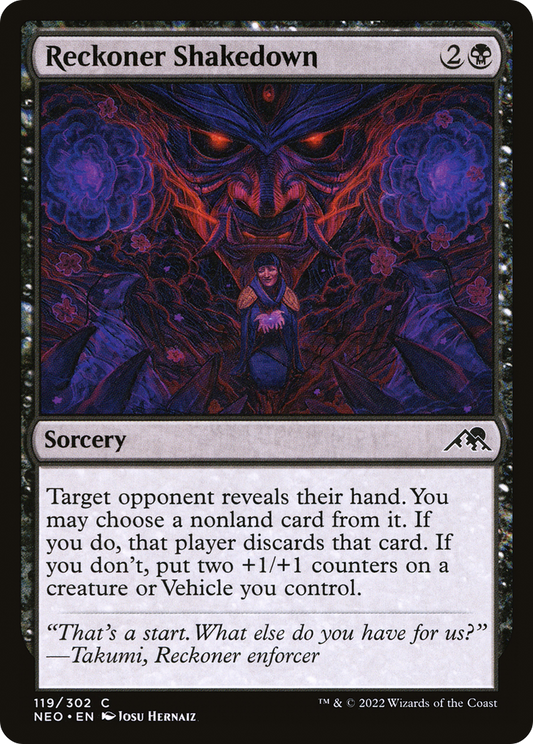 Reckoner Shakedown (NEO-119) (Foil)