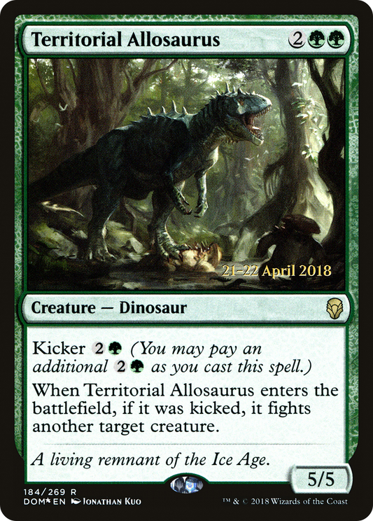 Territorial Allosaurus (PRE-184S) (Foil)