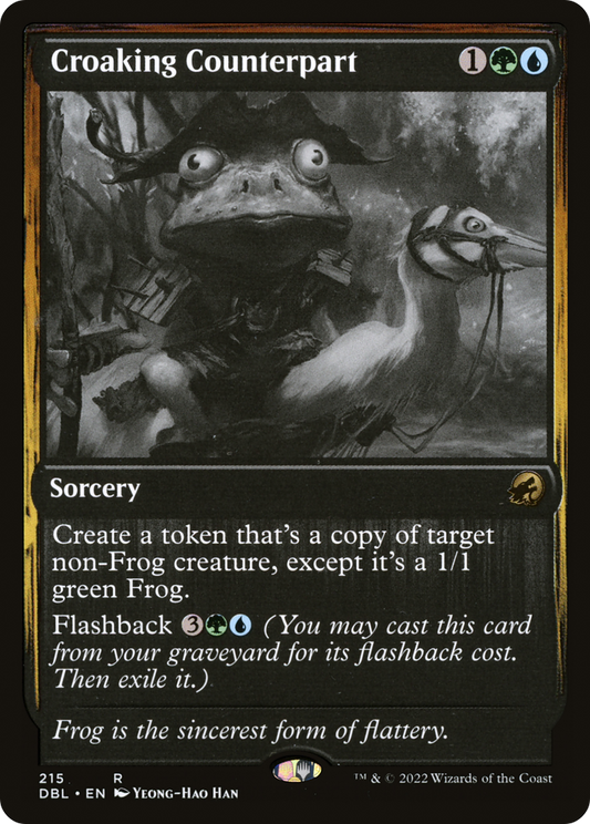 Croaking Counterpart (DBL-215) (Foil)