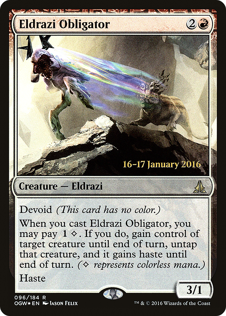 Eldrazi Obligator (PRE-96S) (Foil)