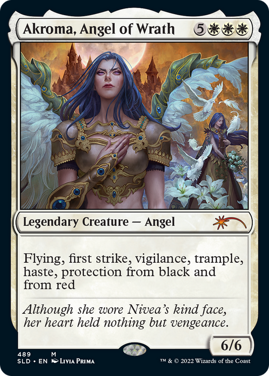 Akroma, Angel of Wrath (SLD-489) (Foil)