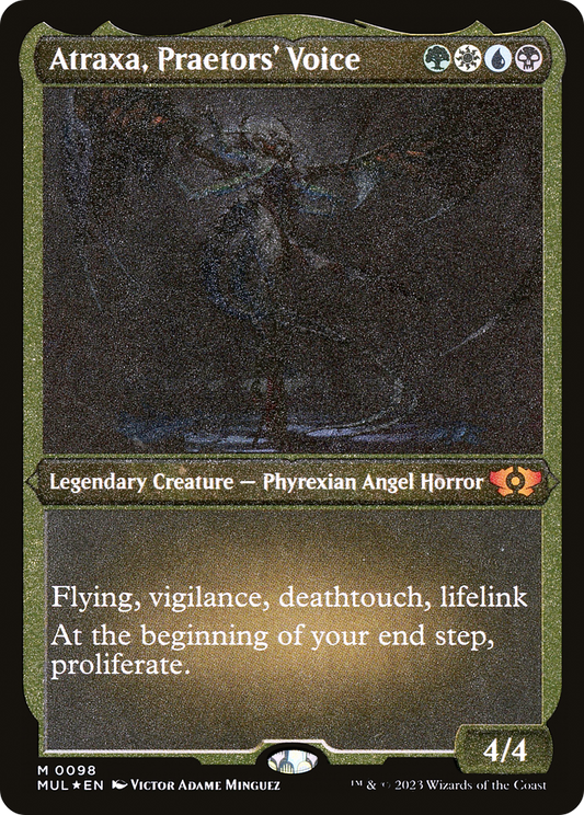 Atraxa, Praetors' Voice (MUL-098) (Etched Foil)