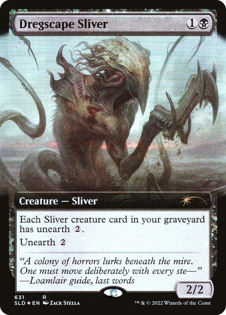 Dregscape Sliver (SLD-631) (Extended Art) (Foil)