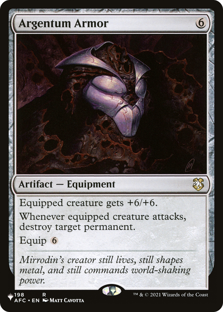 Argentum Armor (LIST-AFC-198)