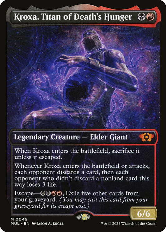 Kroxa, Titan of Death's Hunger (MUL-049) (Showcase)