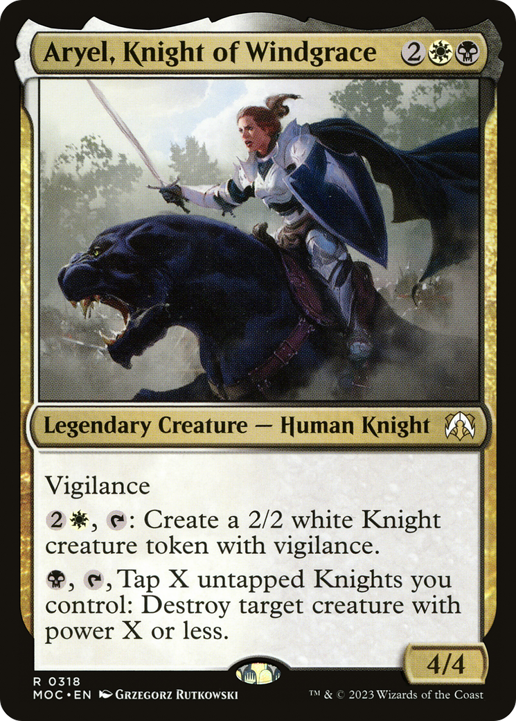 Aryel, Knight of Windgrace (MOC-318)