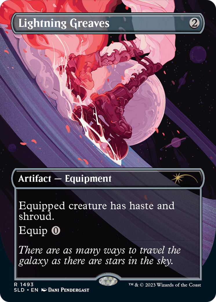 Lightning Greaves (SLD-1493) (Borderless) (Galaxy)