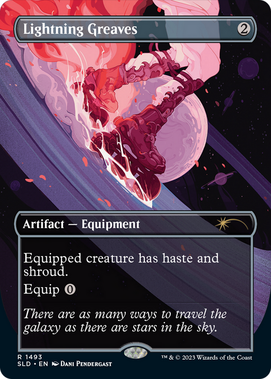 Lightning Greaves (SLD-1493) (Borderless) (Galaxy)