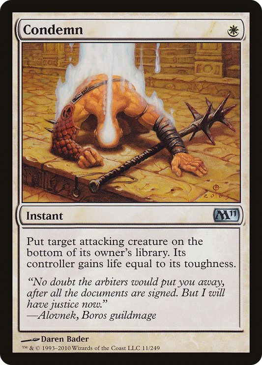 Condemn (M11-011) (Foil)