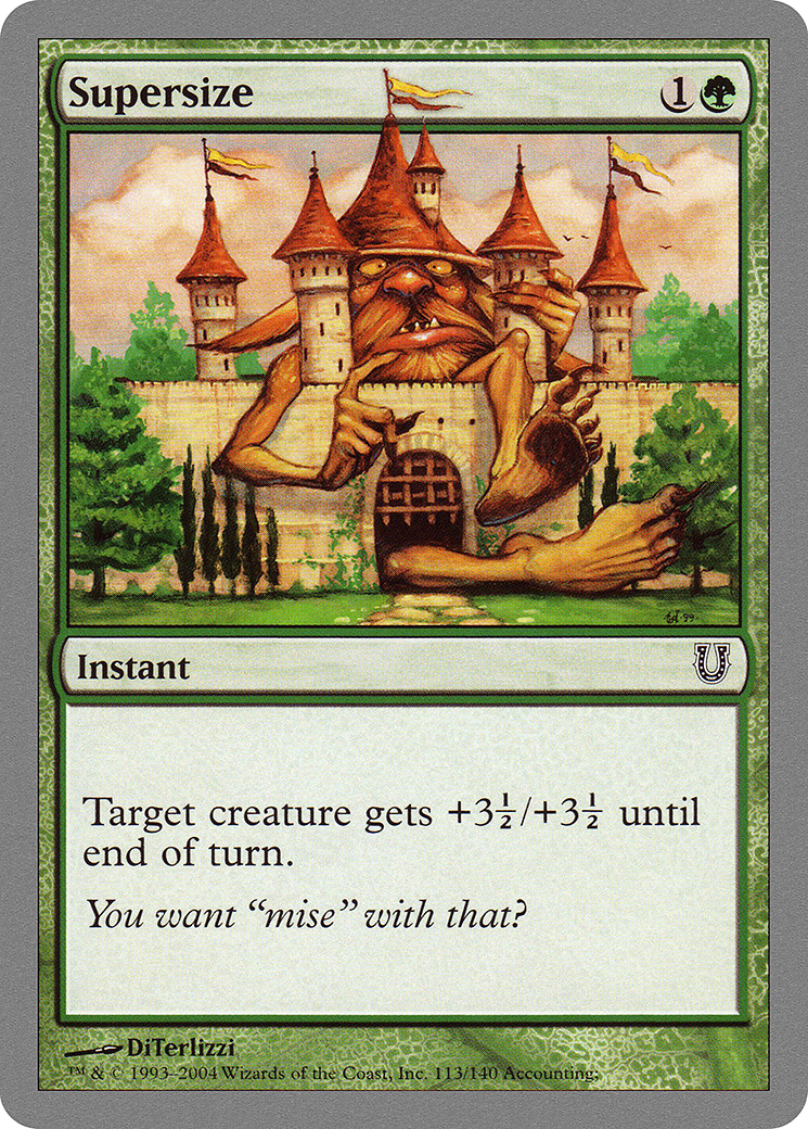 Supersize (UNH-113) (Foil)