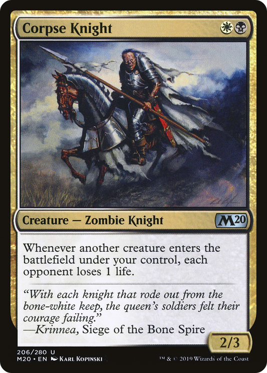 Corpse Knight (M20-206†)
