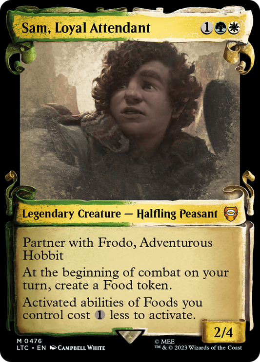 Sam, Loyal Attendant (LTC-476) (Showcase) (Scroll)