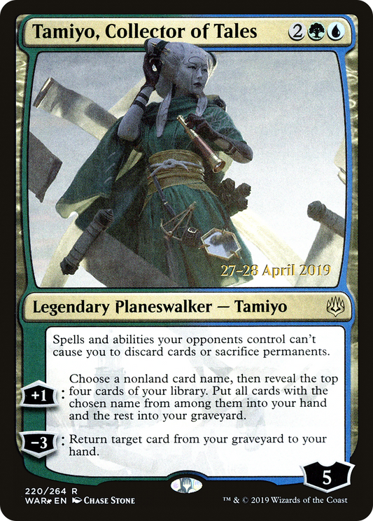 Tamiyo, Collector of Tales (PRE-220S) (Foil)
