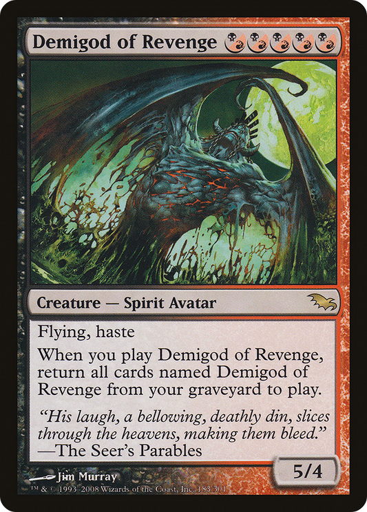 Demigod of Revenge (SHM-183) (Foil)